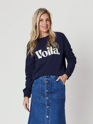 Amara Sweat - Navy/Voila | We Are The Others