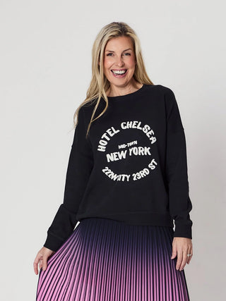 Amara Sweat - Vintage Black/Hotel Chelsea | We Are The Others