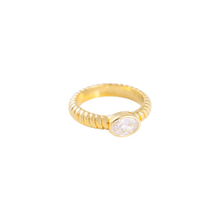 Fairley Oval Croissant Ring