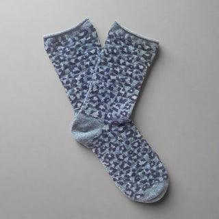Klue Glitter Sock - Leopard Grey