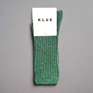 Klue Silk & Wool Socks - Dark Green