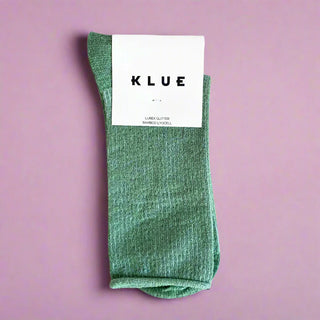 Klue Glitter Sock - Mint