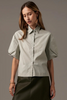 POL - Louie Cropped Shirt - Sage