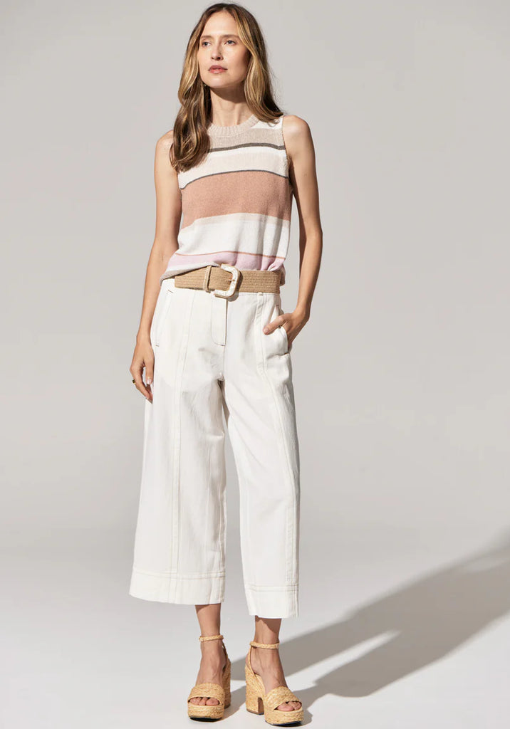 POL - Miley Crop Pant - White