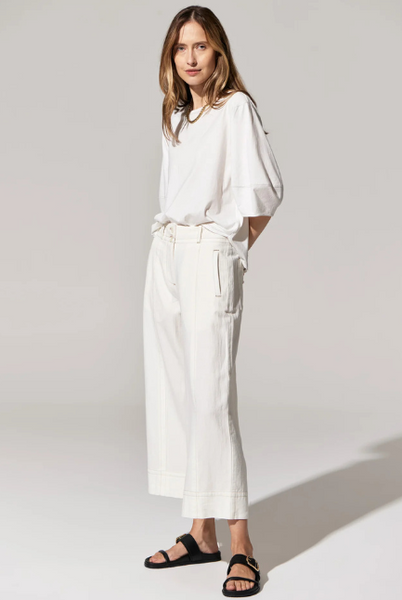 POL - Miley Crop Pant - White