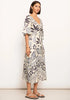 POL - Paradise Biase Dress - Paradise Palm Print