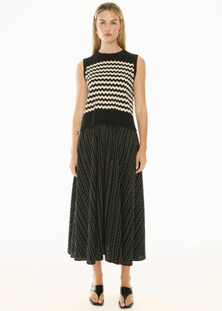 Bonde Tank - black/ivory