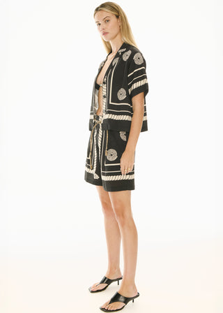 Tangle Short - Black/Pebble