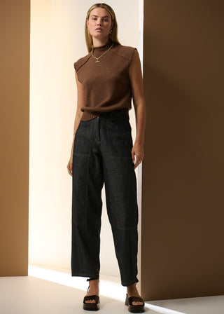 Muhle Barrel Pant - Black | Pol