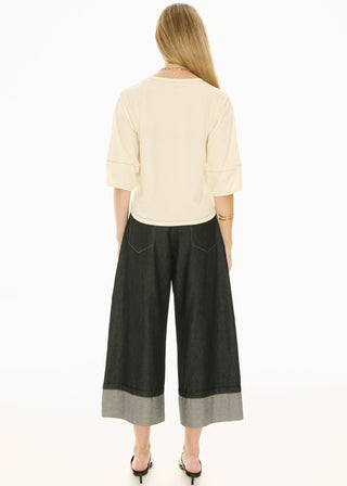 Doyle Cuffed Denim Pant