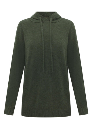 Quinn Knit Hoodie - Forest | POL