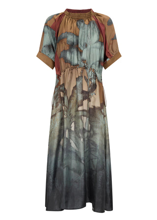 Palisades Drawcord Dress - Palisades Print | POL