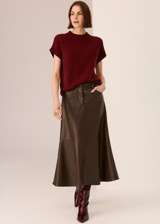 Astor Knit Top - Wine | POL