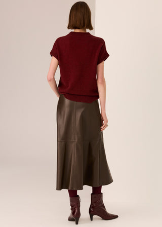 Astor Knit Top - Wine | POL