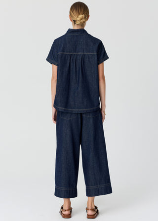 Anise Crop Pant – Denim | POL