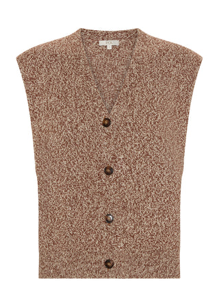 Rye Knit Vest – Toffee | POL