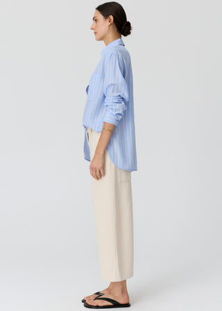 Aubin Long Sleeve Shirt – Blue/Pink | POL