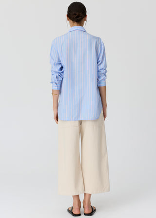 Aubin Long Sleeve Shirt – Blue/Pink | POL