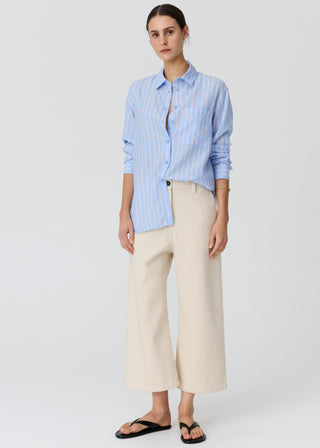 Aubin Long Sleeve Shirt – Blue/Pink | POL