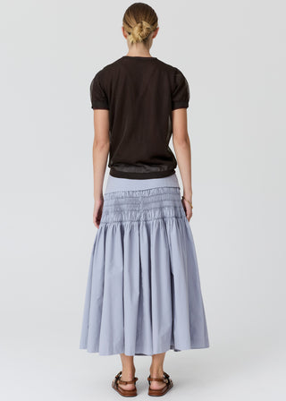 Kaspar Layered Tee – Choc/Choc | POL