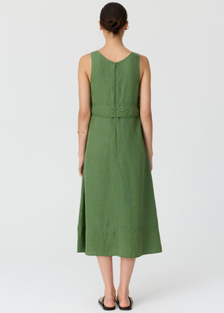 Frankie Double Layer Dress – Fern | POL