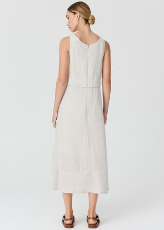 Frankie Double Layer Dress – Natural | POL