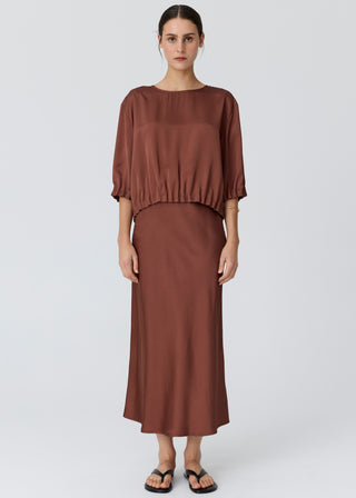 Innes Tuck Top – Toffee | POL