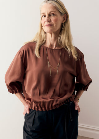 Innes Tuck Top – Toffee | POL