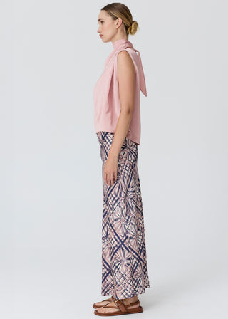 Lattice Skirt – Pink Check | POL