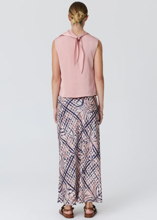 Lattice Skirt – Pink Check | POL