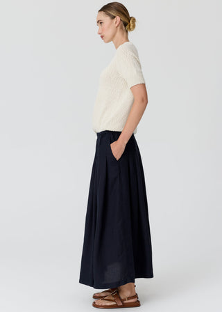 Cedar Lurex Knit Top – Chalk/Silver | POL