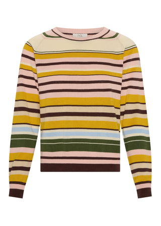 Tiller Multistripe Knit – Pink Multistripe | POL