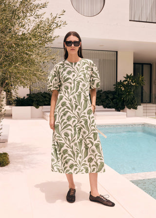 Botanica Day Dress – Botanica Print | POL