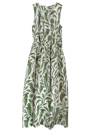 Botanica Drawcord Dress – Botanica Print | POL