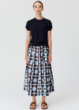 Dillon Tee with Tipping – Ink/Toffee | POL