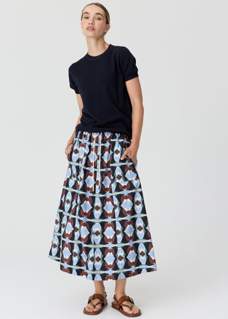 Dillon Tee with Tipping – Ink/Toffee | POL