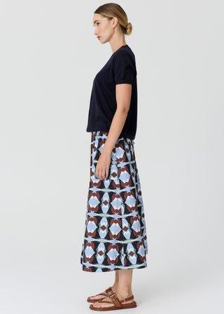 Dillon Tee with Tipping – Ink/Toffee | POL