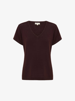 Wool Tshirt - Chocolate | Iris & Wool