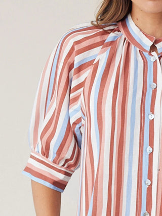 Robe Dress - Mocha Stripe | State of Embrace