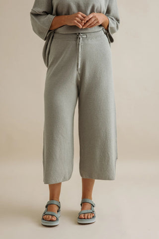 Talamaya Retreat Cotton Twist Pant Thyme Combo