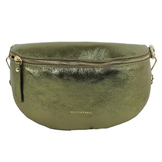 Bum Bag - Metallic Khaki