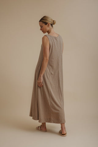 Seabreeze Flow Dress – Dune | Talamaya