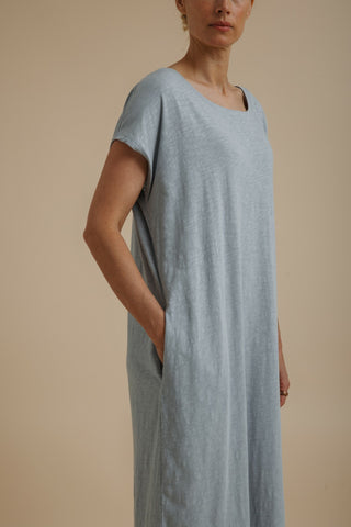 Seabreeze Short Sleeve Tee Dress – Sea | Talamaya
