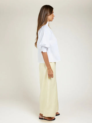 Shirred Blouse - Ivory | State of Embrace
