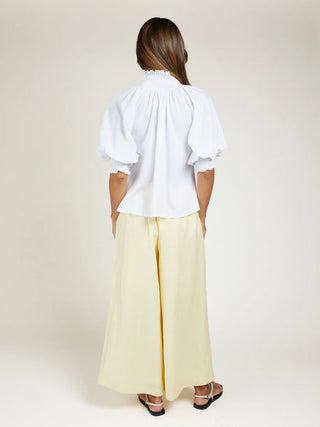 Shirred Blouse - Ivory | State of Embrace