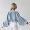 Seaside Tones - Boho Shirt  - Light Blue