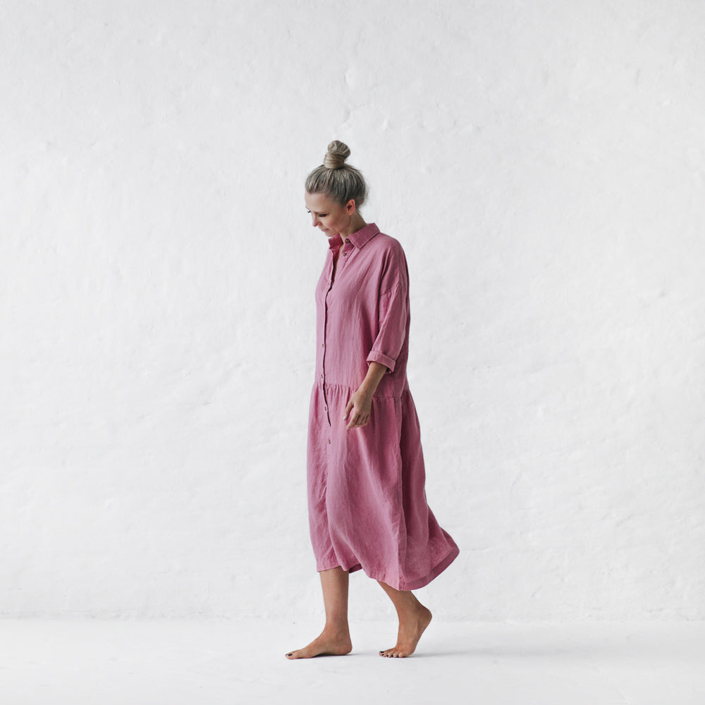 Seaside Tones - Oversized Dress - Blossom Pink