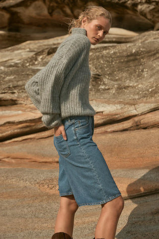Clover Cable Sweater - Grey | Estilo Emporio