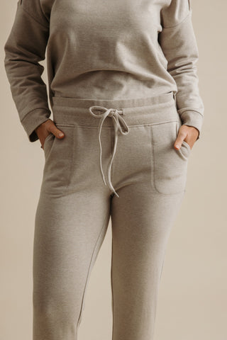Heavenly Fleece Jogger in Wheat by Talamaya