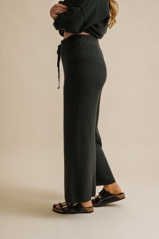 Winter Retreat Merino Cotton Pant in Pine by Talamaya